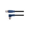 Cordon male/femelle M12, 12 pol., codage A IP67, 1.5A, non-blindé